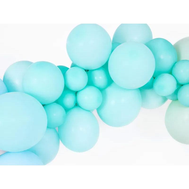 100 ballons de baudruche - Ø 27cm - Pastel Vert Menthe Clair