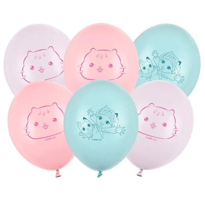 6 Folieballonnen - Gabby's Poppenhuis de Film 27 cm