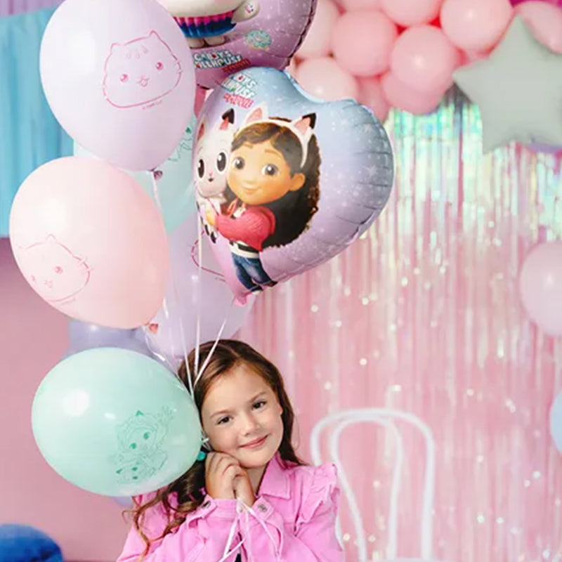6 Folieballonnen - Gabby's Poppenhuis de Film 27 cm