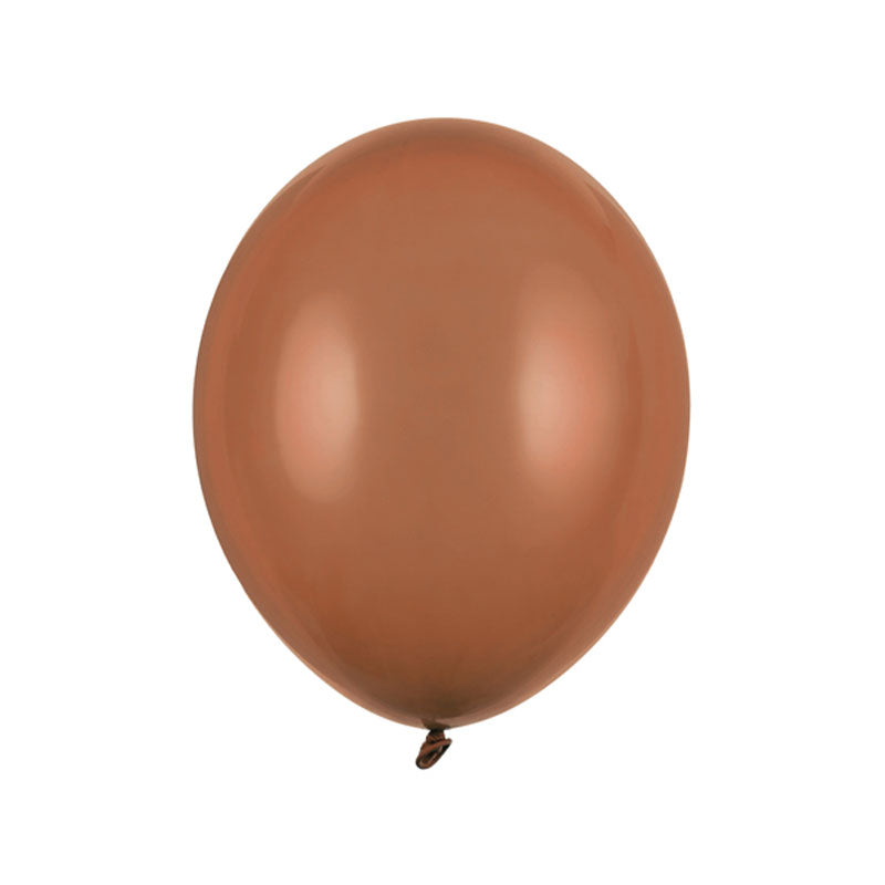 100 ballonnen - Ø 27cm - Pastel Mocca