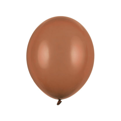 100 ballonnen - Ø 27cm - Pastel Mocca
