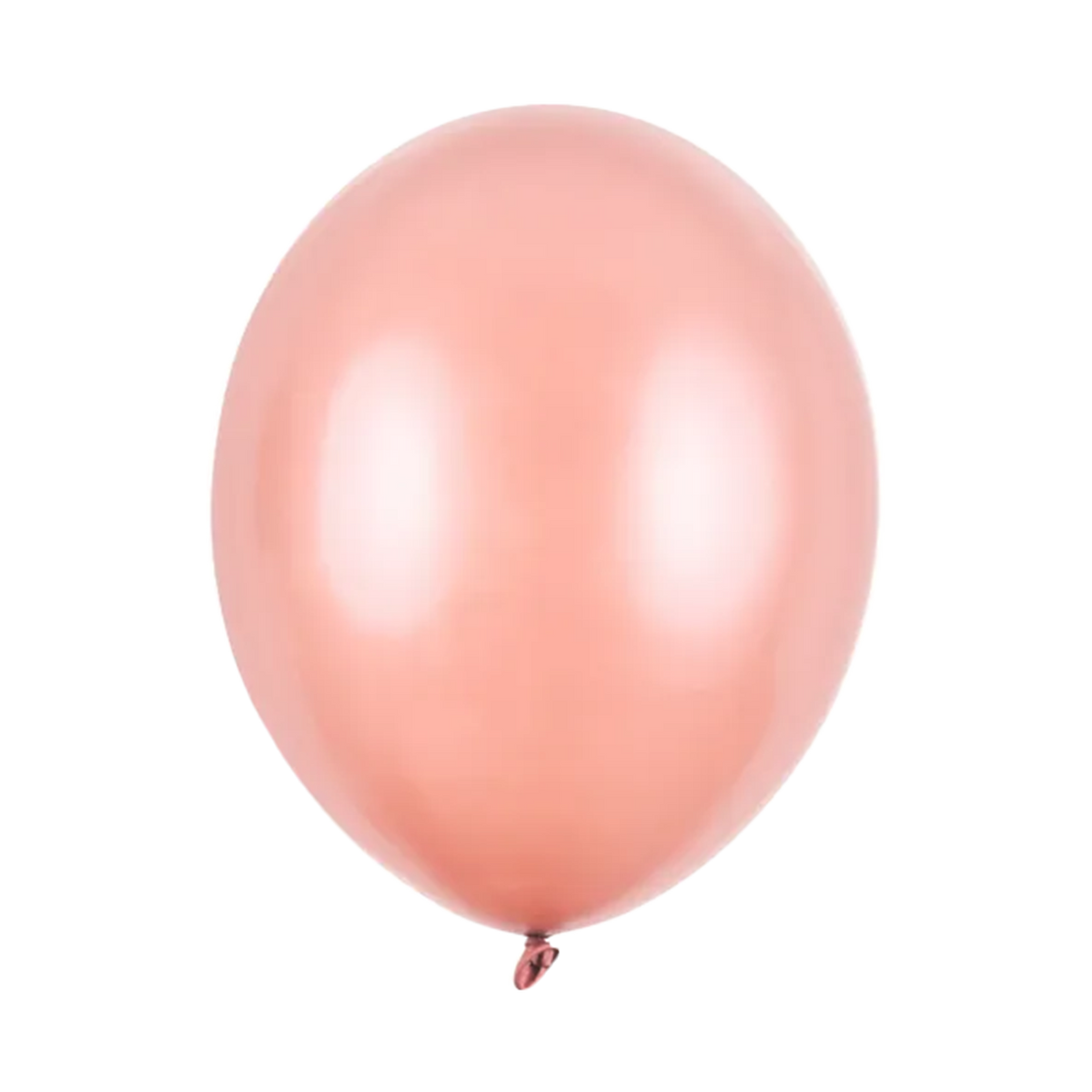 10 ballons de baudruche - Ø 30cm - Métallisé - Rose Doré