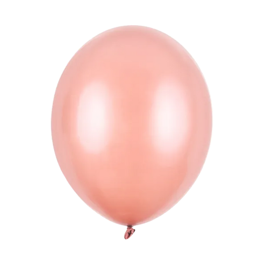 50 ballons - Ø 30cm - Métallisé - Or Rose