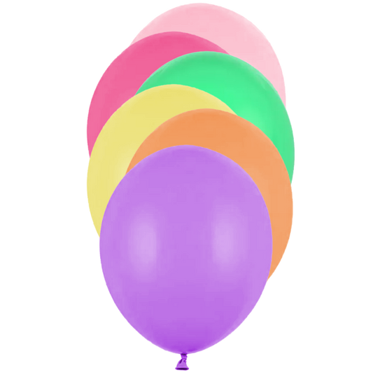 10 ballons de baudruche - Ø 30cm - Multicolore
