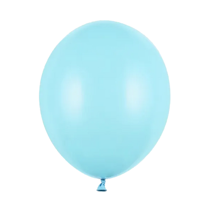 50 ballonnen - Ø 30cm - pastel - lichtblauw