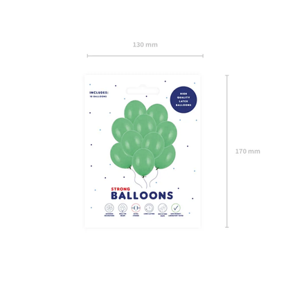 10 ballonnen - Ø 30cm - Groen