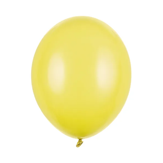 100 ballonnen - Ø 30cm - Pastel Honinggeel