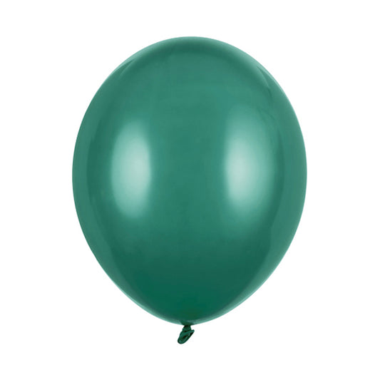 100 ballons - Ø 30cm - Vert Bouteille Pastel