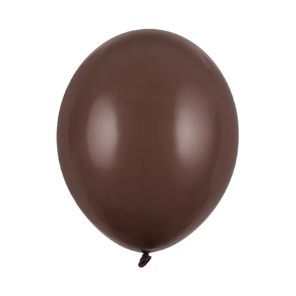 100 ballons de baudruche - Ø 30cm - Marron Cacao Pastel