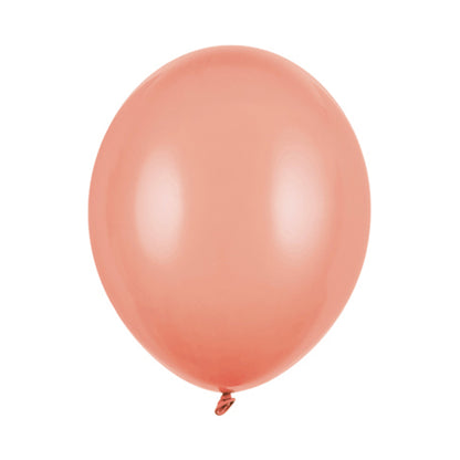 10 ballons - Ø 30cm - Pêche Pastel
