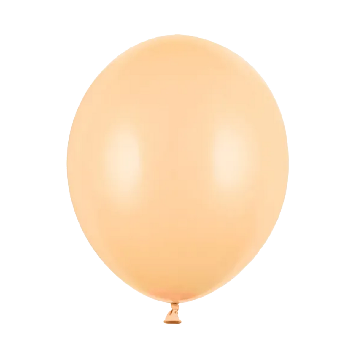100 ballonnen - Ø 30cm - pastelkleurig - perzik