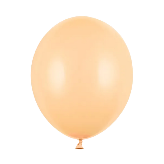 10 ballons - Ø 30cm - pastel - pêche