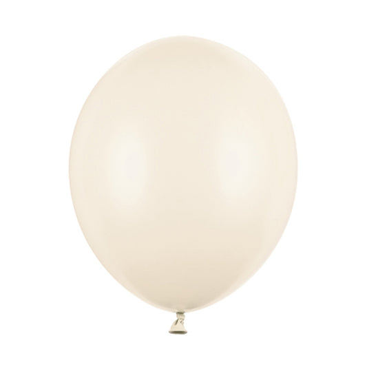 100 ballons de baudruche - Ø 30cm - Pastel Nude Clair