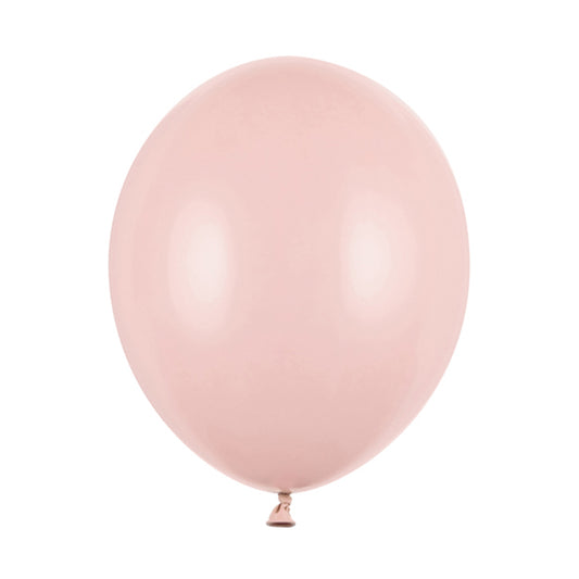 100 ballons de baudruche – Ø 30cm – Rose poussière pastel