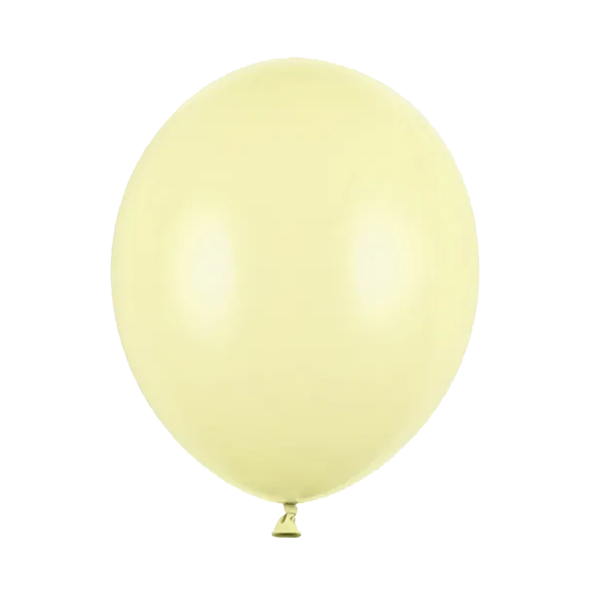 100 ballons de baudruche - Ø 30cm - Pastel - Jaune