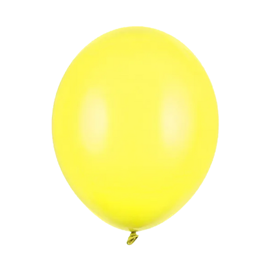 100 ballons de baudruche - Ø 30cm - Jaune