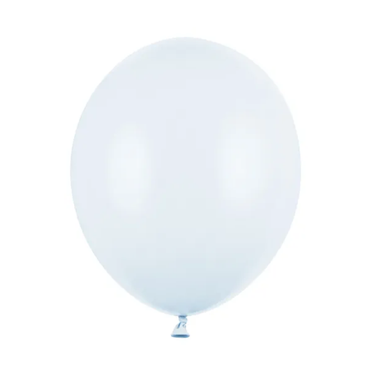 10 Ballons de baudruche - Ø 30cm - Bleu brumeux pastel clair
