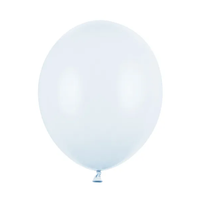 50 ballons de baudruche - Ø 30cm - Bleu brumeux clair pastel