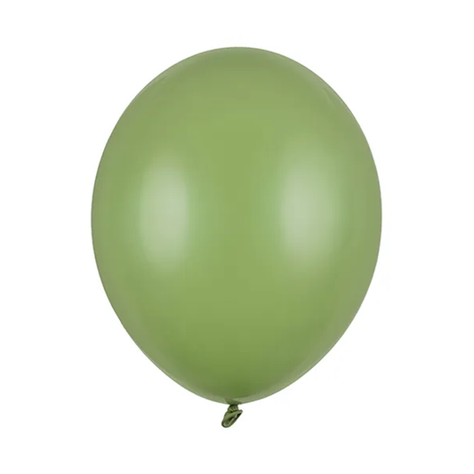 50 ballons - Ø 30cm - Vert romarin pastel