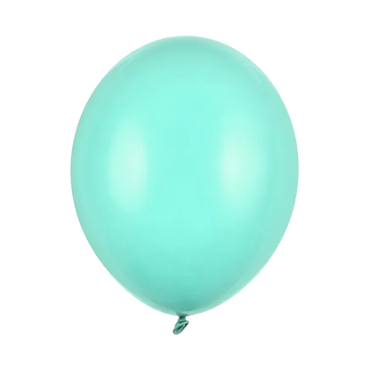 50 ballons - Ø 30cm - pastel - menthe