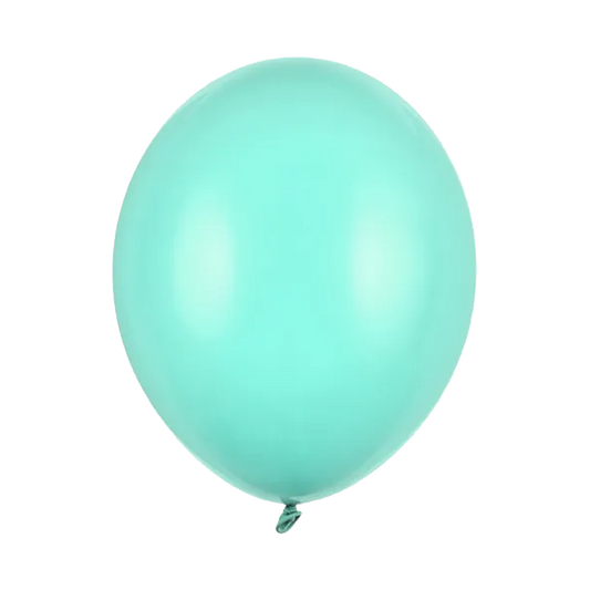 50 ballons - Ø 30cm - pastel - menthe
