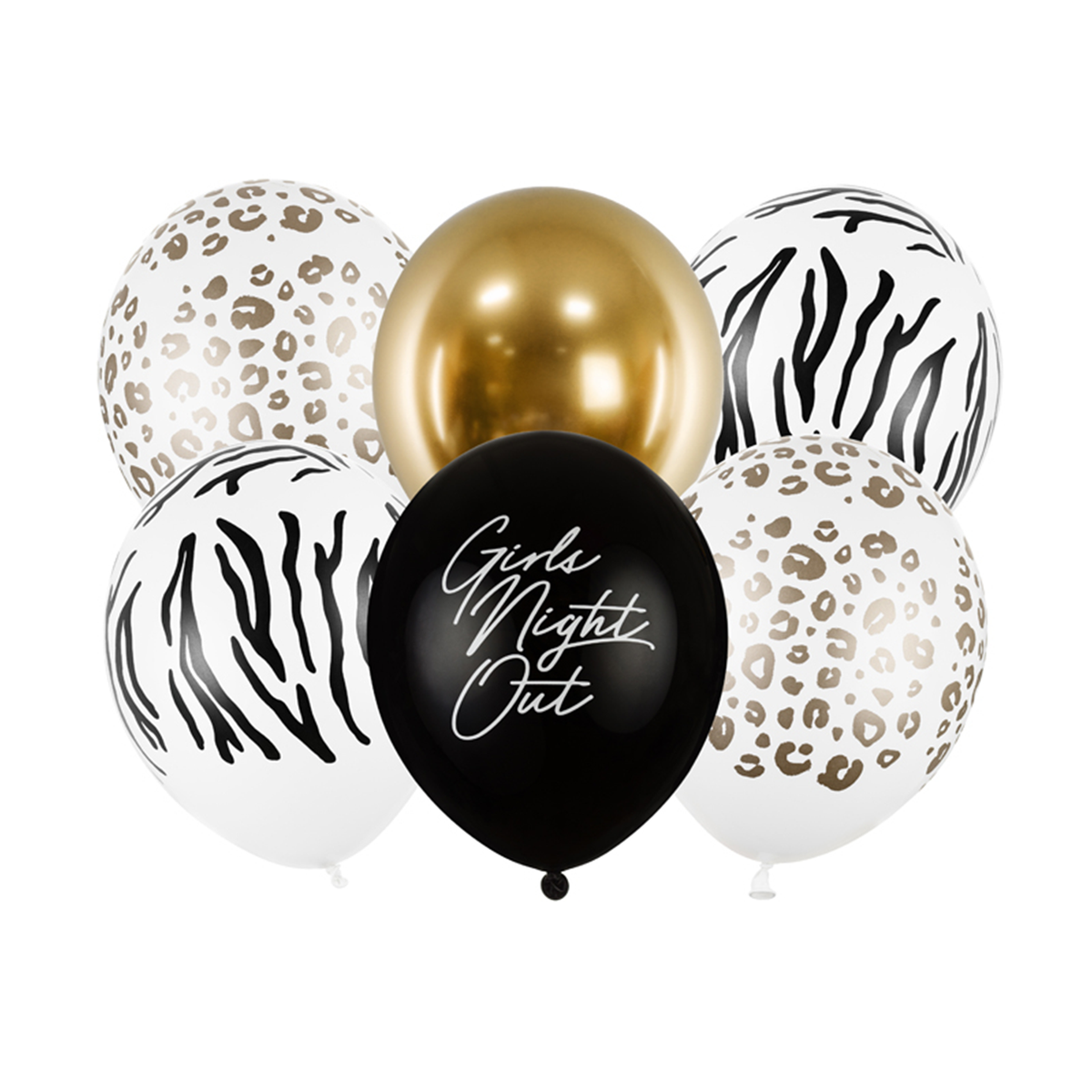 6 Ballons à motifs - Ø 30cm - SET - Soirée entre filles