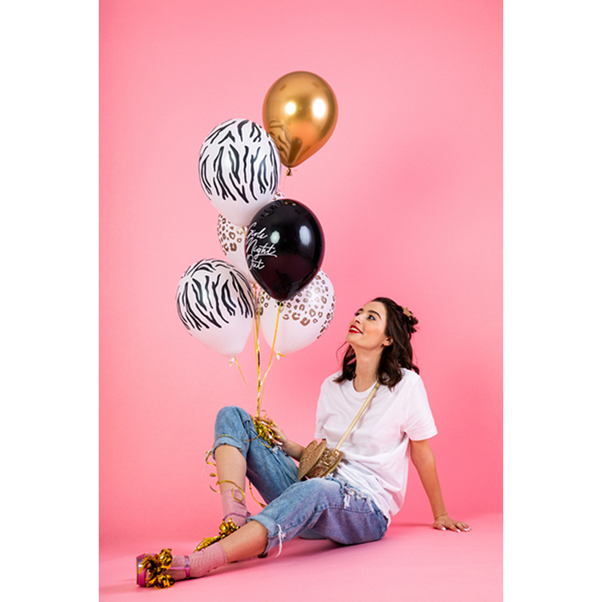 6 Ballons à motifs - Ø 30cm - SET - Soirée entre filles