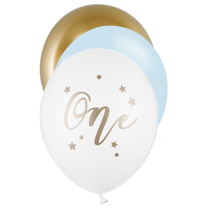6 ballons à motifs - Ø 30cm - SET - ONE Boyish