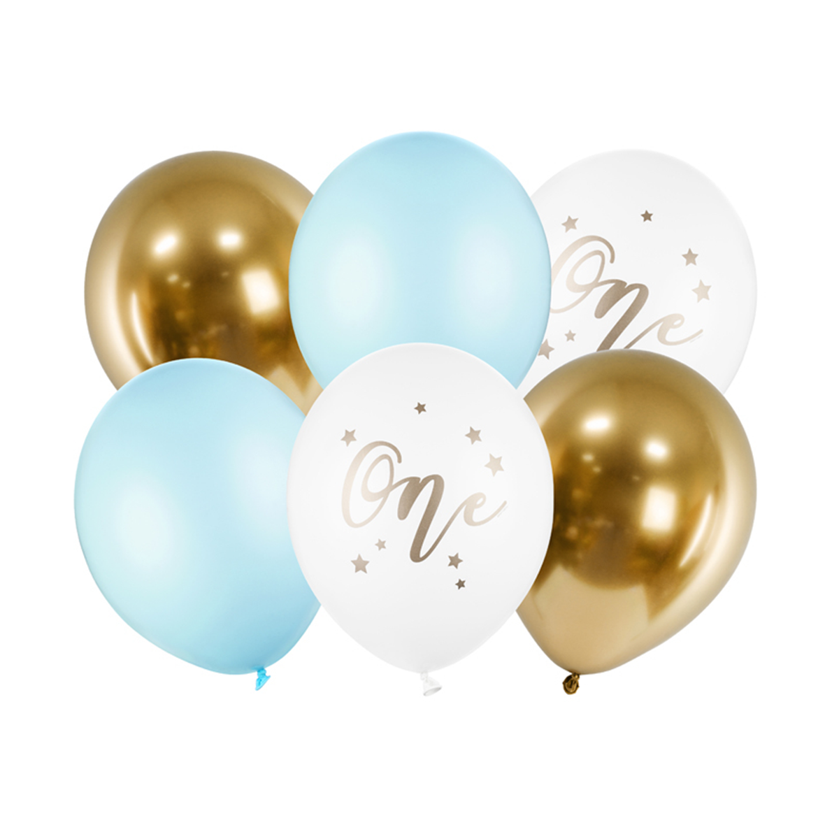 6 ballons à motifs - Ø 30cm - SET - ONE Boyish