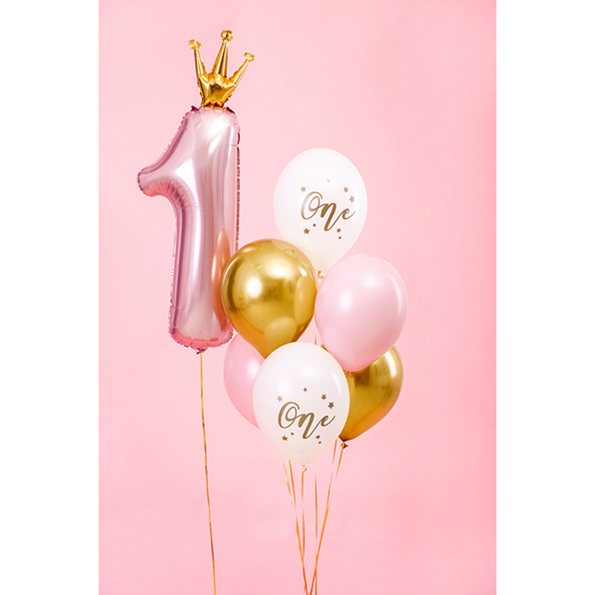 6 ballons à motifs - Ø 30cm - SET - ONE Girlish
