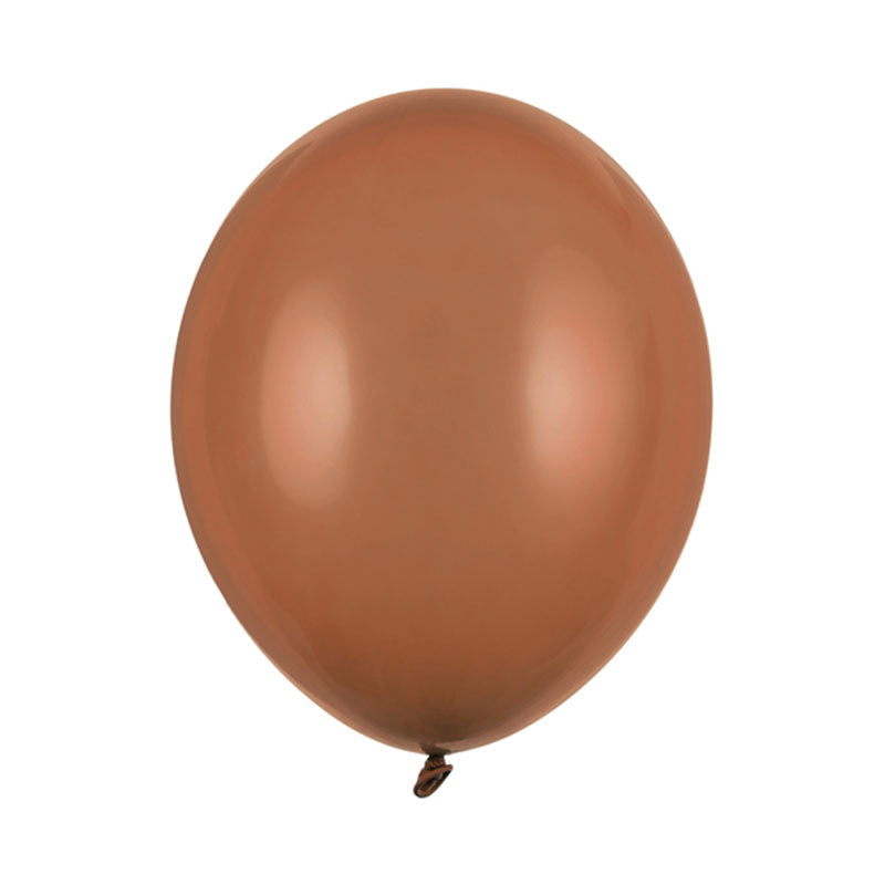 100 ballons de baudruche - Ø 30cm - Pastel Mocca