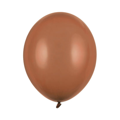 100 ballons de baudruche - Ø 30cm - Pastel Mocca