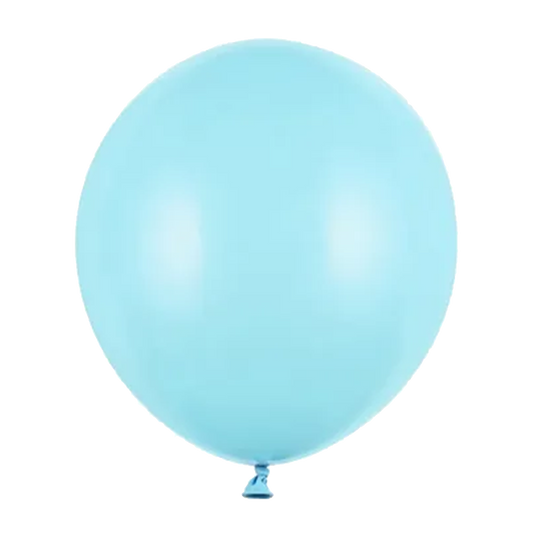25 ballons - Ø 43cm - bleu clair pastel