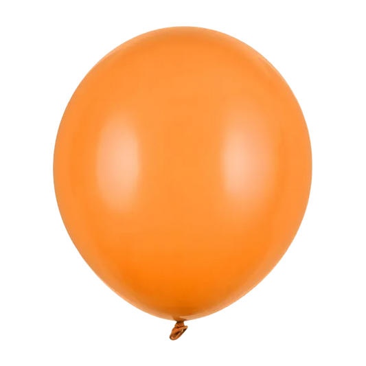 25 ballons de baudruche - Ø 43cm - Orange Mandarine Pastel