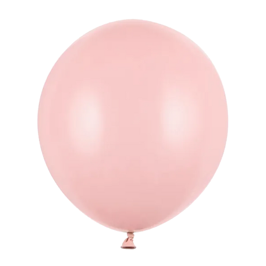 25 ballons de baudruche - Ø 43cm - Rose pâle pastel