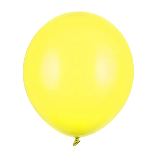 25 ballons - Ø 43cm - Jaune Citron Pastel