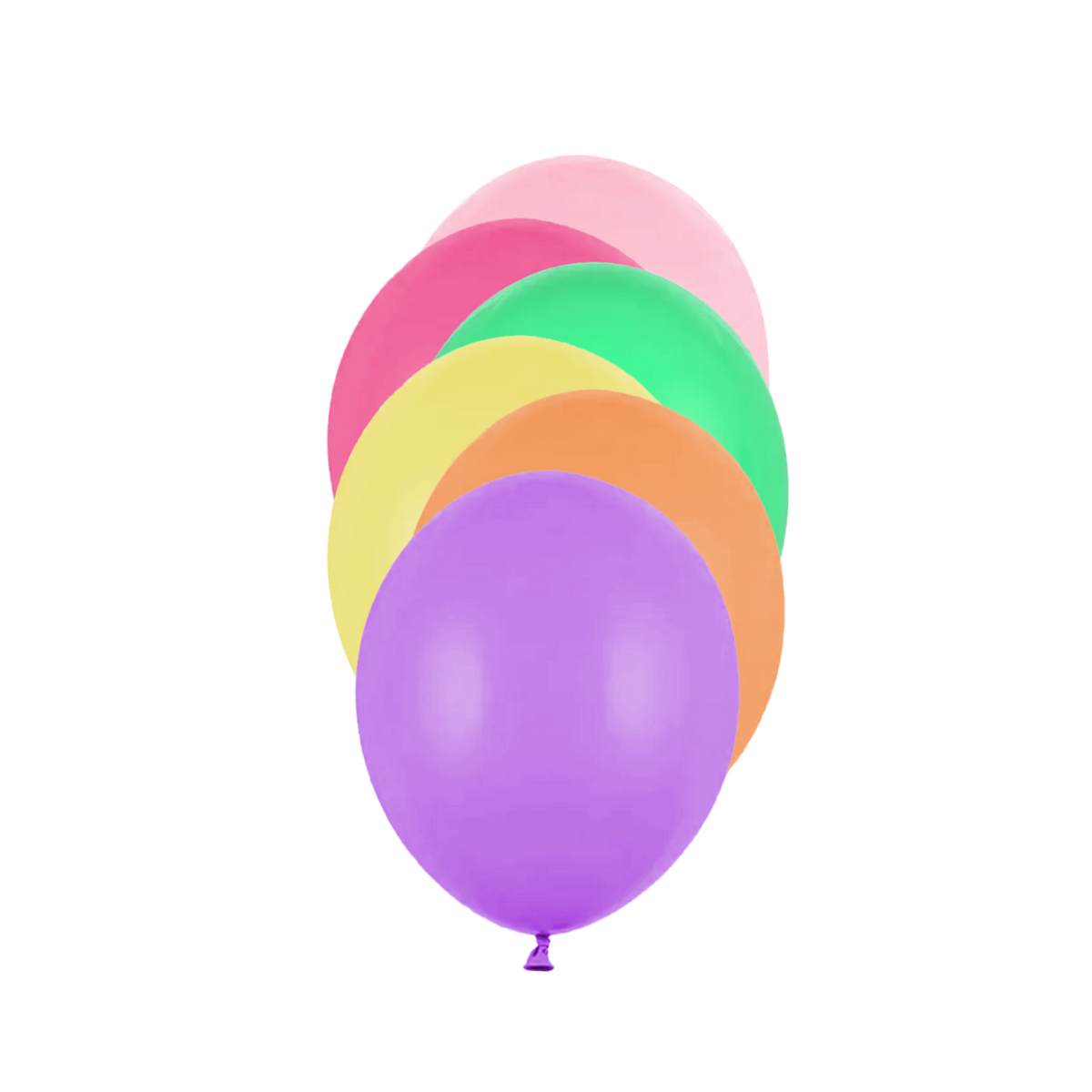 100 Miniballonnen - Ø 12cm - Bont