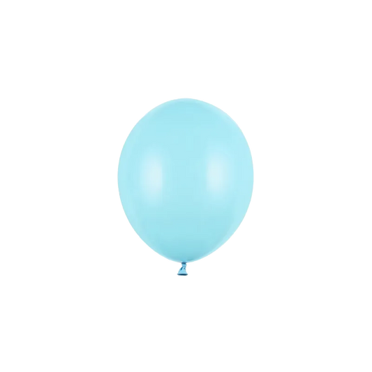 100 mini-ballons - Ø 12cm - Pastel - Bleu clair