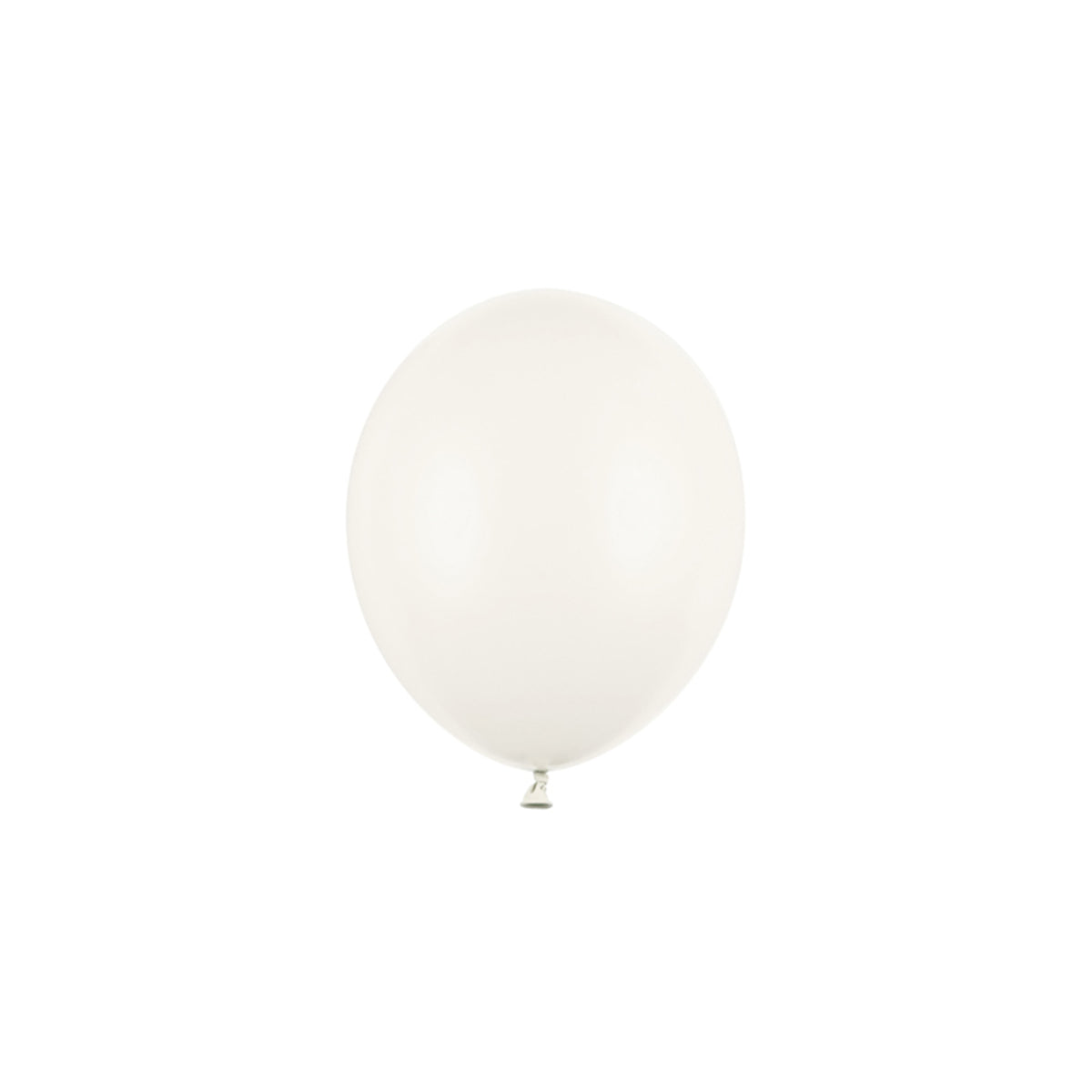 100 mini ballons - Ø 12cm - Pastel blanc antique