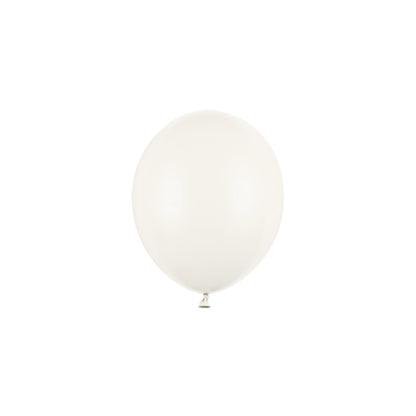 100 mini ballons - Ø 12cm - Pastel blanc antique