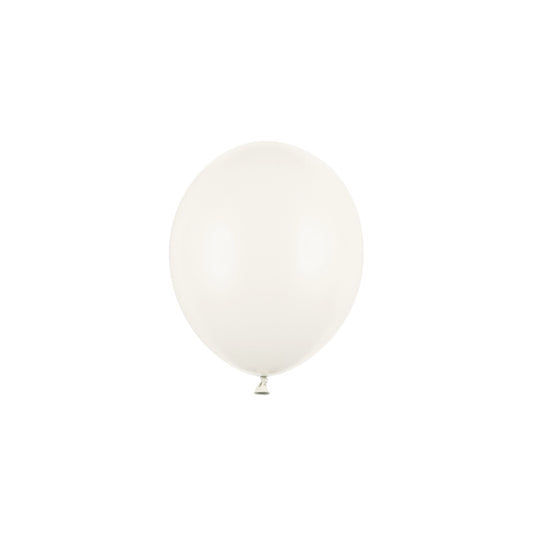 100 mini ballons - Ø 12cm - Pastel blanc antique