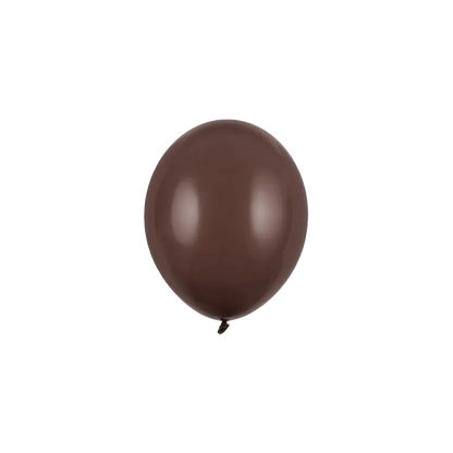100 mini ballonnen - Ø 12cm - Bruin