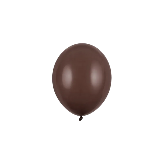 100 mini ballonnen - Ø 12cm - Bruin