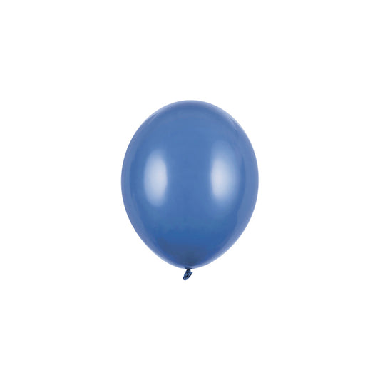 100 mini-ballons – Ø 12 cm – Bleu Marine Pastel