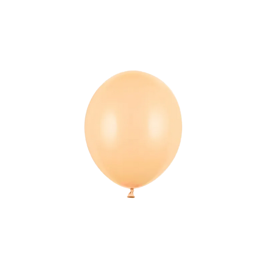 100 mini-ballons - Ø 12 cm - Pastel - Pêche