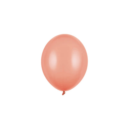 100 mini-ballons - Ø 12 cm - Pêche Pastel