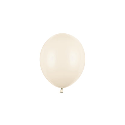 100 miniballonnen - Ø 12cm - Pastel Light Nude
