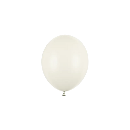 100 miniballonnen - Ø 12cm - Crème