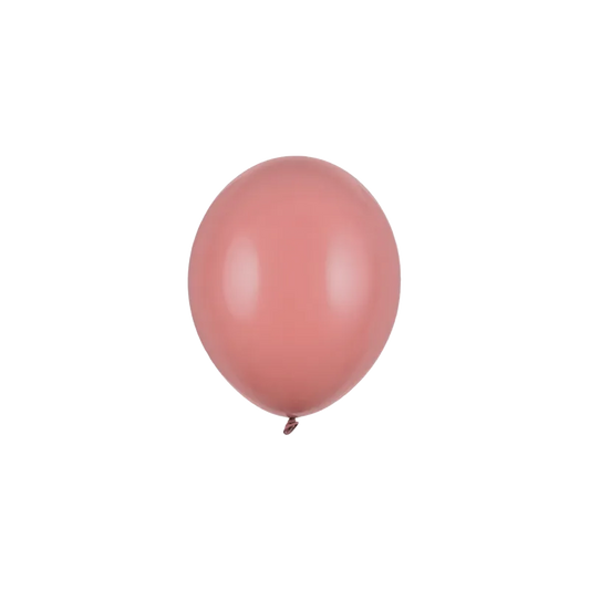 100 mini ballons - Ø 12cm - Rose sauvage pastel