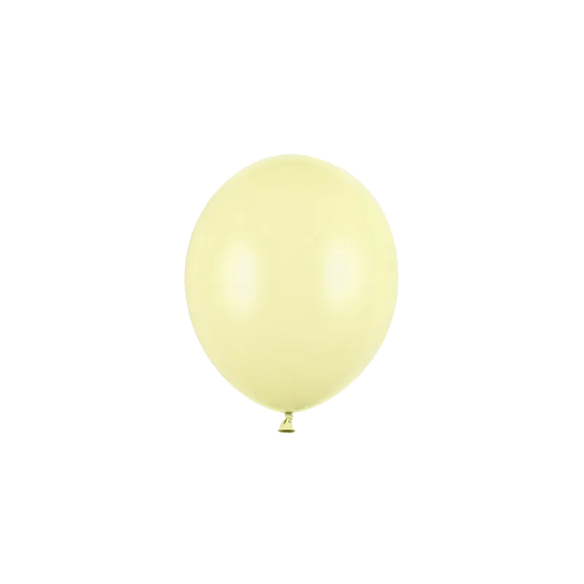 100 mini ballons – Ø 12 cm – pastel – jaune